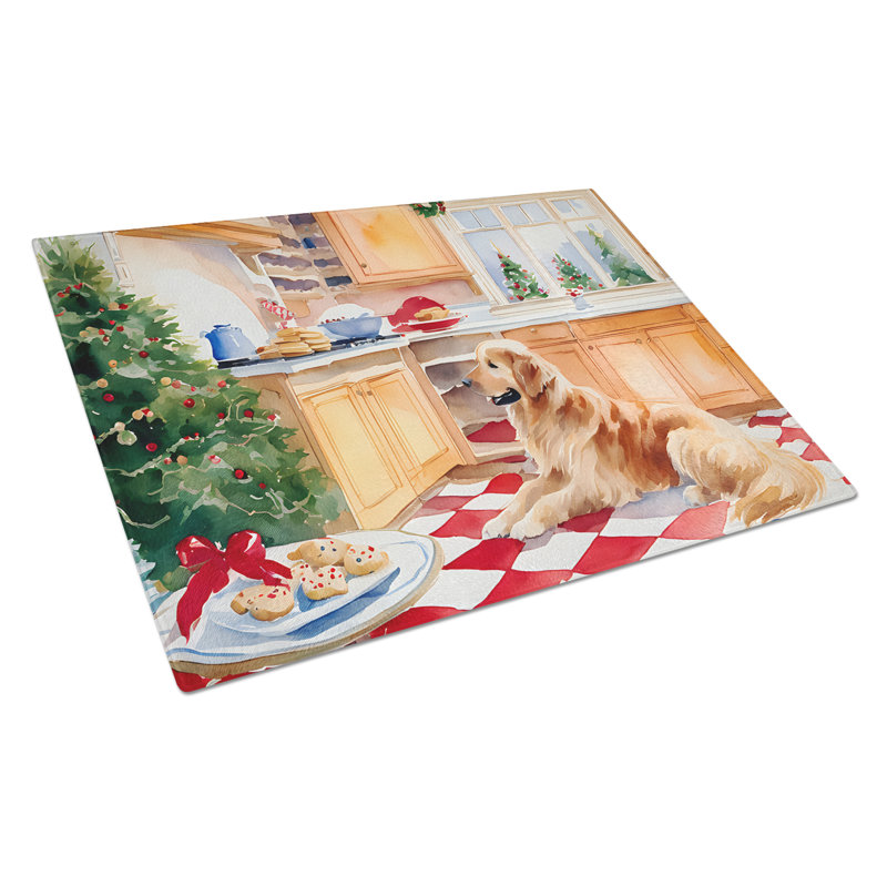 Planche à découper en verre Golden Retriever