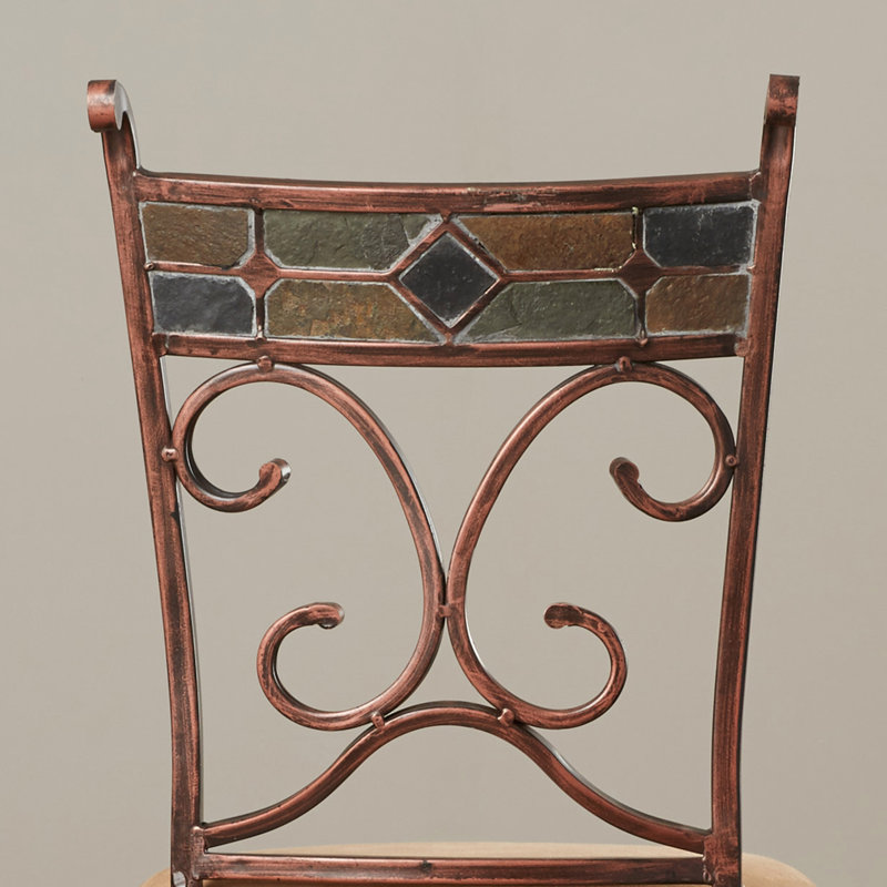 Camire Swivel Upholstered Counter Stool with Metal Frame, Bar Stool (29" Seat Height)