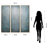 Concentric - 3 Piece Picture Frame Multi-Piece Image Print Set on Canvas