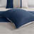 7 Piece Faux Suede Comforter Set Blue King-117517628-117517630