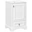 Meuble-lavabo simple de 20 po avec plateau en céramique, tablette ajustable en U et tiroir divisé-1233701864
