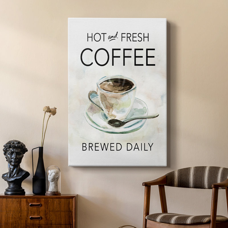 Café chaud et frais - galerie Cavas sur mesure, H 48 po x l 32 po