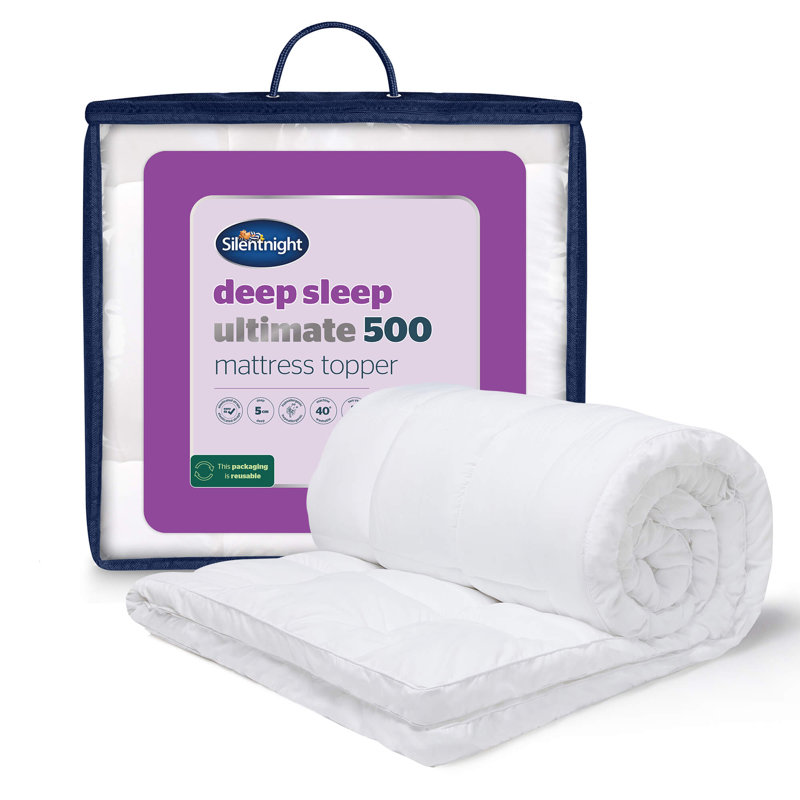 Silentnight Ultimate Deep Sleep 500 Mattress Topper, Small Single (2'6)