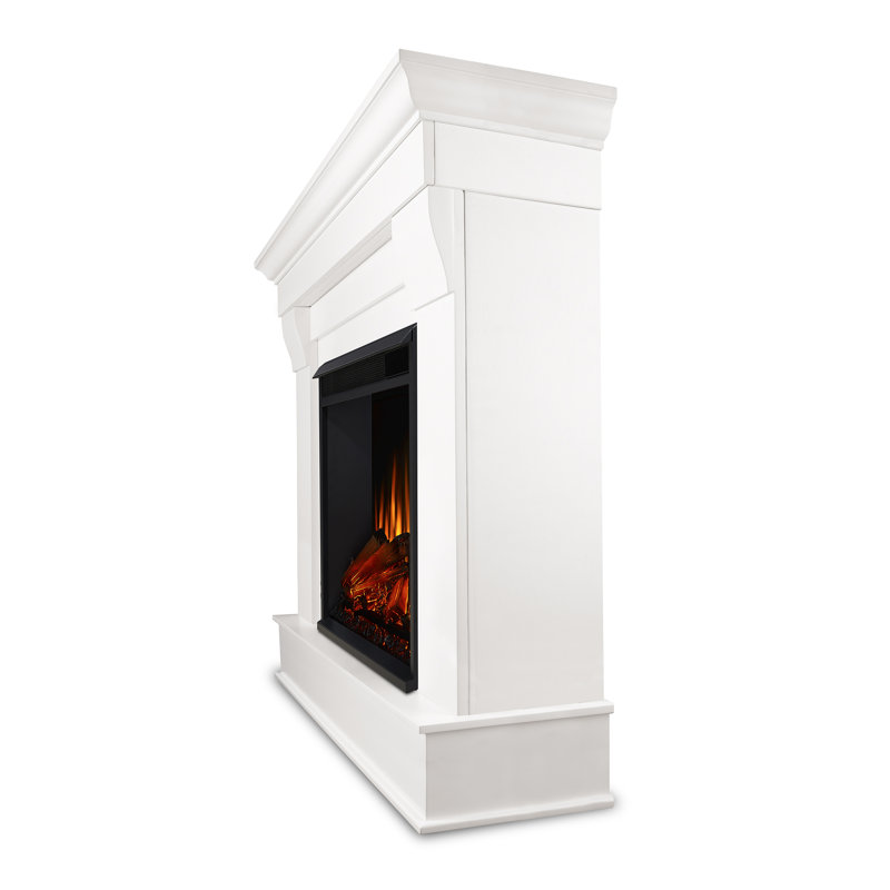 Chateau 41" Electric Fireplace by Real Flame, Dark Walnut