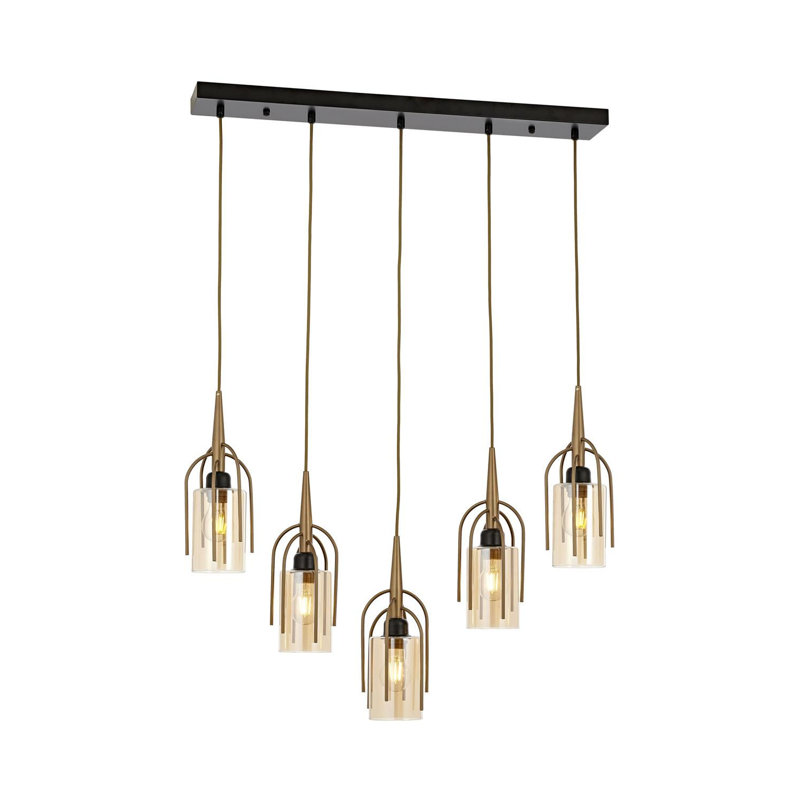 5 - Light Black Kitchen Island Pendant