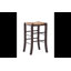 Tabouret de bar et de comptoir avec siège en rotin Halvorson-1156844849-1156844812