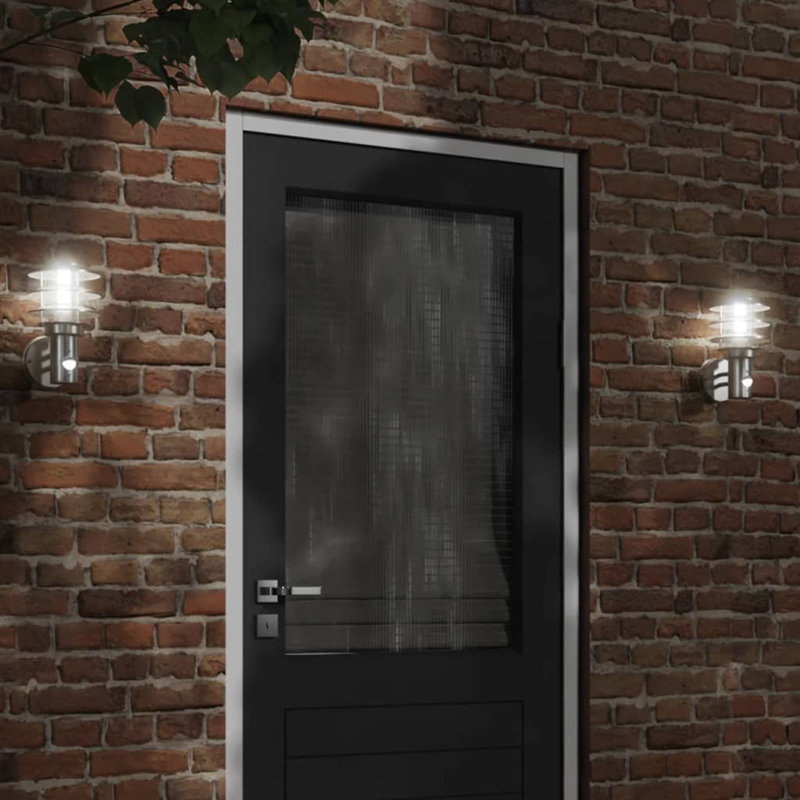 Daneida Plug-in 1 Light Outdoor Wall Light, Silver