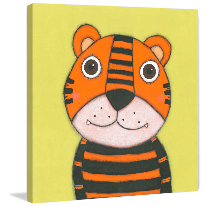 «Tiger», reproduction sur toile tendue, H 18 po x l 18 po x P 1,5 po