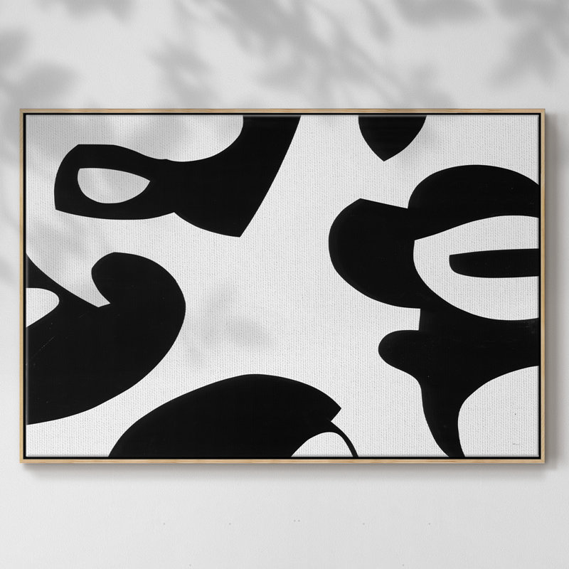 " Twilight ", 17" H x 25" W x 2" D, Natural Floater Framed Canvas