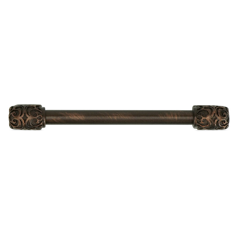 Via Veneto 6" c.c. pull; Soft, Oil Rub Bronze, 4"