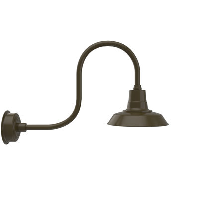Luminaire de grange d'extérieur à DEL Haleigh