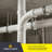 4" x 4" x 3" PVC DWV Combination Wye & 1/8 Bend 45° Elbow Reducing Hub, White PVC Drain, (6 Pack)