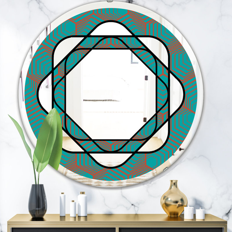 Miroir d'appoint Mid-Century, H 31,5 po x l po