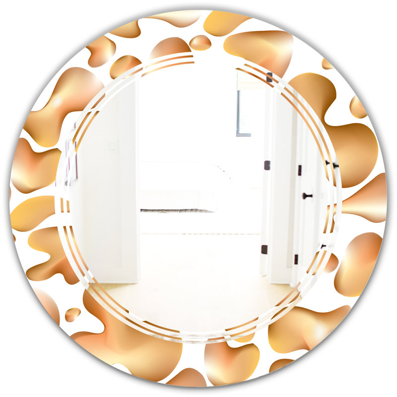 Miroir mural liquide et moderne Triple C, H 31,5 po x l po