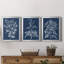 «Foliage Chintz I», ensemble de 3 peintures sur toile encadrées-1904583928-1904583929