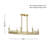 Tallant Plug & Play 6-light Chandelier in Transitional and Modern Style-107379007