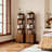 5-Tier Rotating Bookshelf with Storage Drawer-110119293