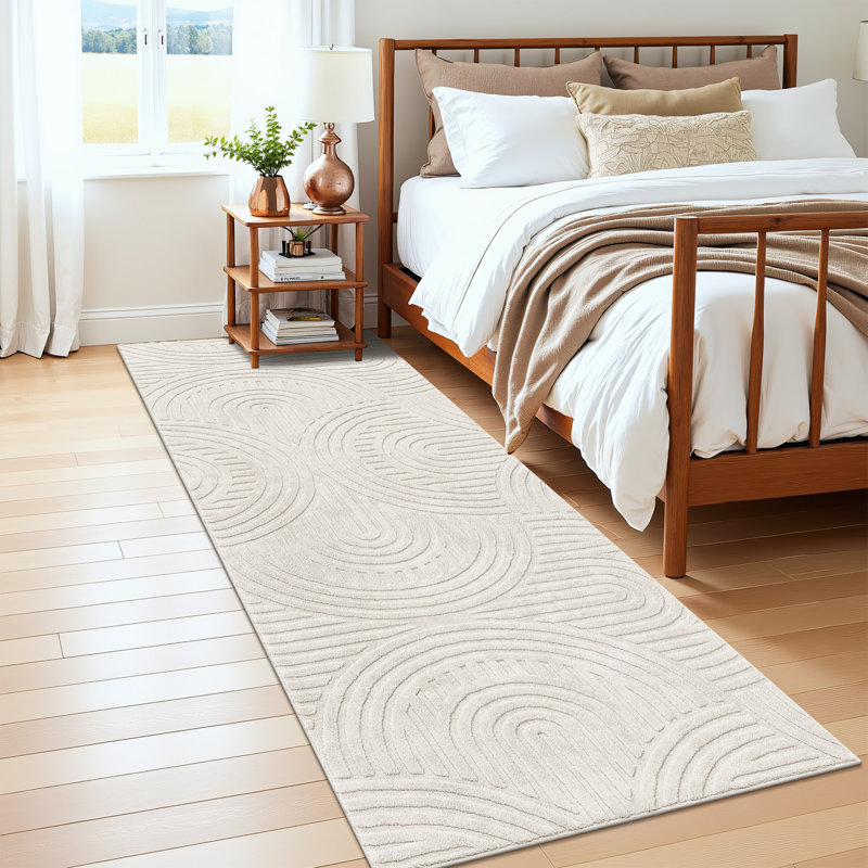 Machine Washable Non-Slip Oriental Area Rug, Runner 3' x 8'