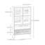 105cm H x 60cm W Standard Bookcase