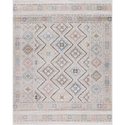 Machine Washable Alden Beige/Ivory Rug
