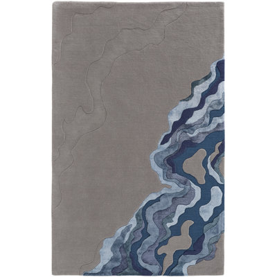 Wool Abstract Indoor Rug