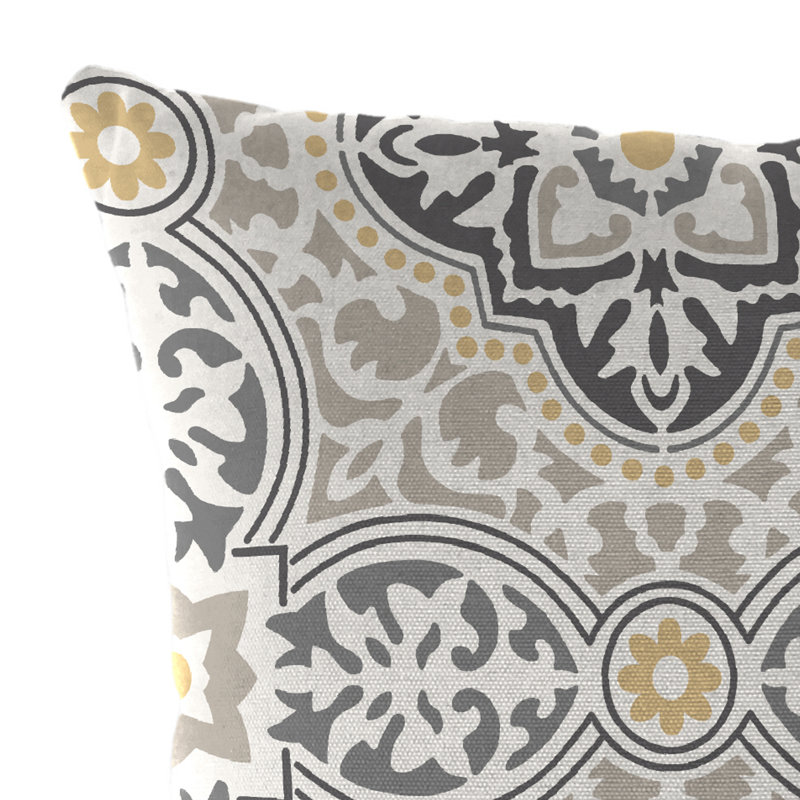 Sunbrella Outdoor Throw Pillow, Rave Grey