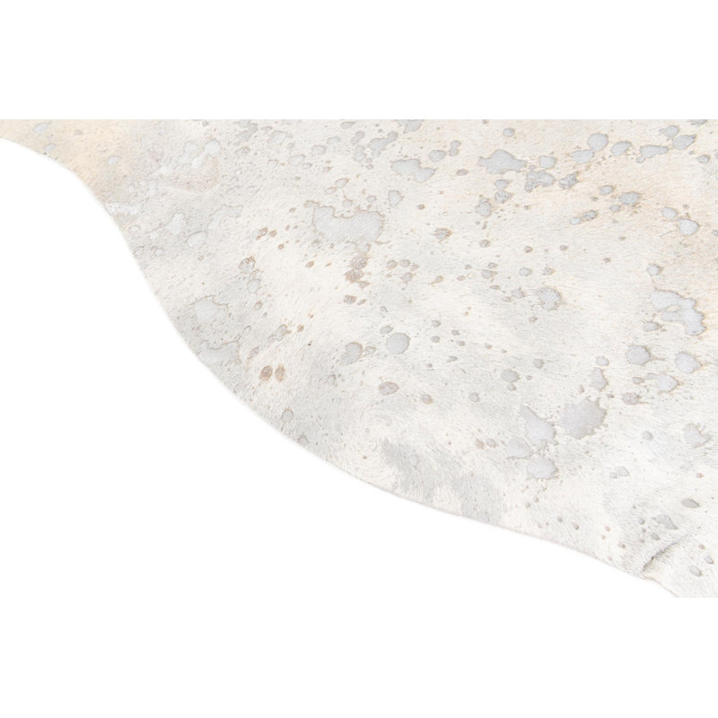 Square Ingalls Beige and Silver Rug
