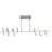Slidell 3 - Light Chome LED Kitchen Island Pendant