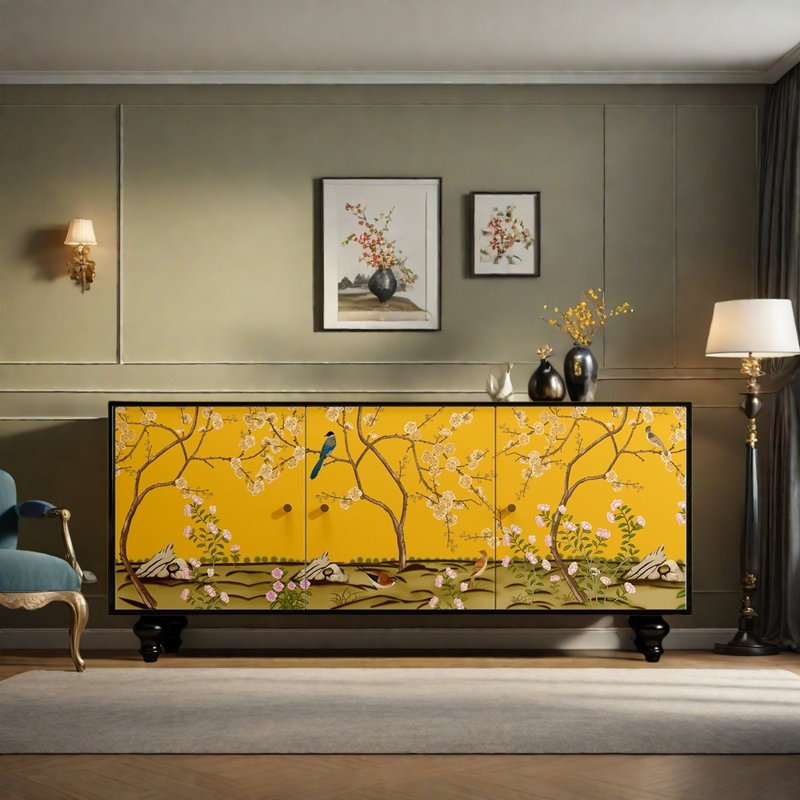 Buffet de style rétro esthétique