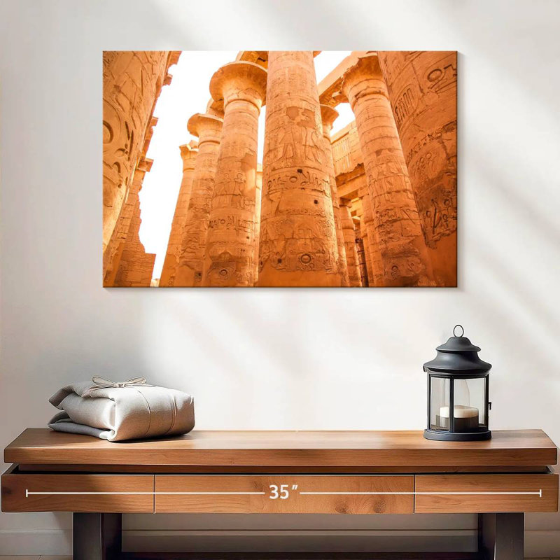 Piliers de Kavia du temple de Karnak, H 16 po x l 24 po