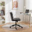 Chaise de bureau pivotante Blanca 360 - Gris, hauteur réglable, siège gris luxueux-121074462