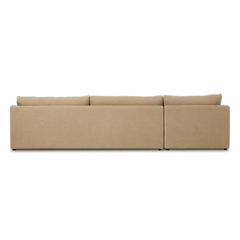 Aurelia 3-Piece Sectional, Beige LInen