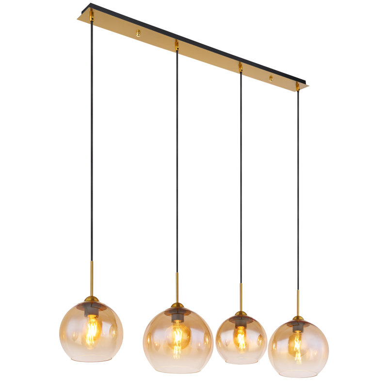 Axil 4 - Light Brass Pendant