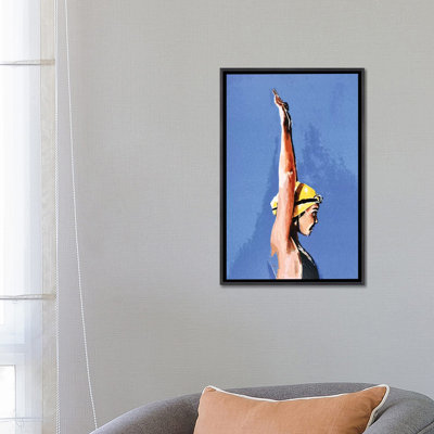 " In Coming The Swimmer " by EdsWatercolours