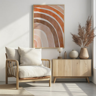 "Lignes abstraites", art mural texturé