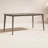 Bowery Rectangular Acacia Outdoor Dining Table With Umbrella Hole , 67'' in. W 35'' in. D