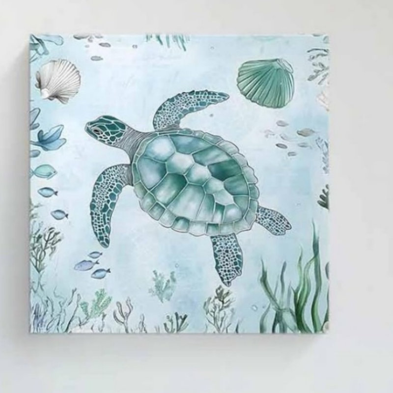 Art mural sur toile sans cadre 16 "x 16"