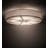 Cilindro Fabric Flush Mount