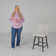 Luong 26'' Swivel Counter Stool
