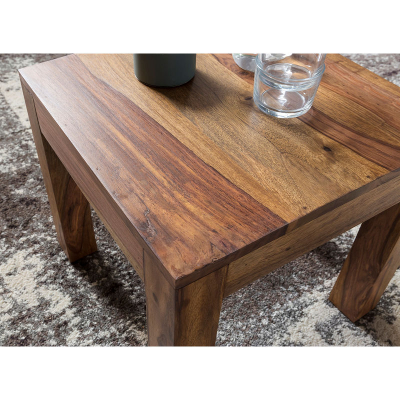 Mumbai Solid Wood End Table