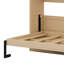 Lit escamotable simple en bois avec bibliothèque, lit armoire simple-1298443201-1298443206