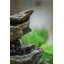 Zinn Hand Crafted Weather Resistant Waterfall Fountain with Light