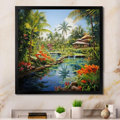 Bali Bliss Landscape II On Canvas Print