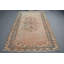 Tapis turc rétro à motif floral Oushak fait à la main pour le salon et la chambre à coucher