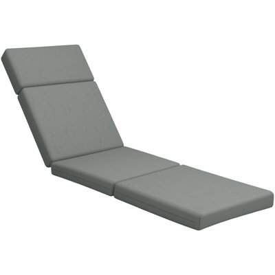 Coussins de chaise longue 4 po pour l'extérieur