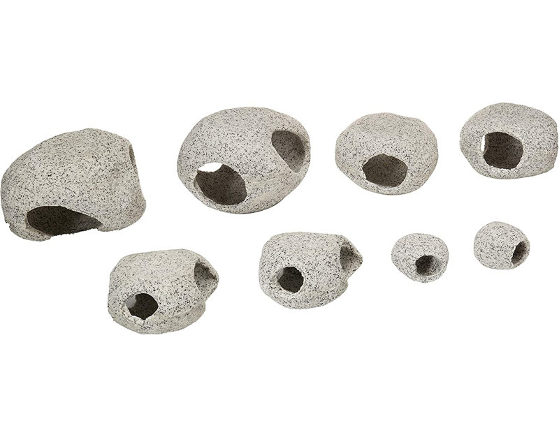Ensemble d'ornement et de cachette 8 pièces Deco-Replicas