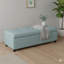 Repose-pieds de 50 po avec repose-pieds rectangulaire contemporain pour le salon, le vestibule et la salle familiale