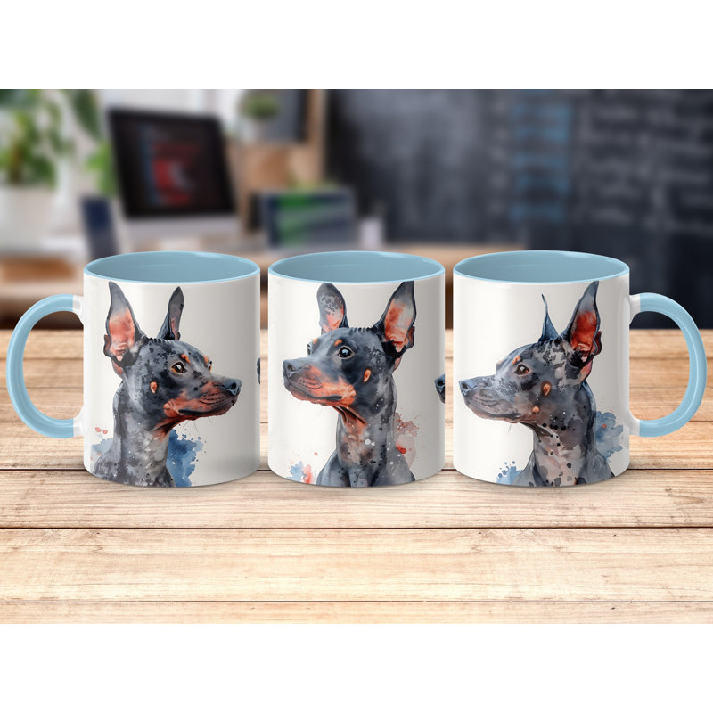 Mug, 3, Light Blue