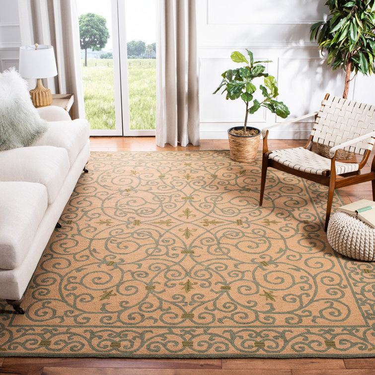 Brayton Hand Hooked Wool Pile Oriental Rug