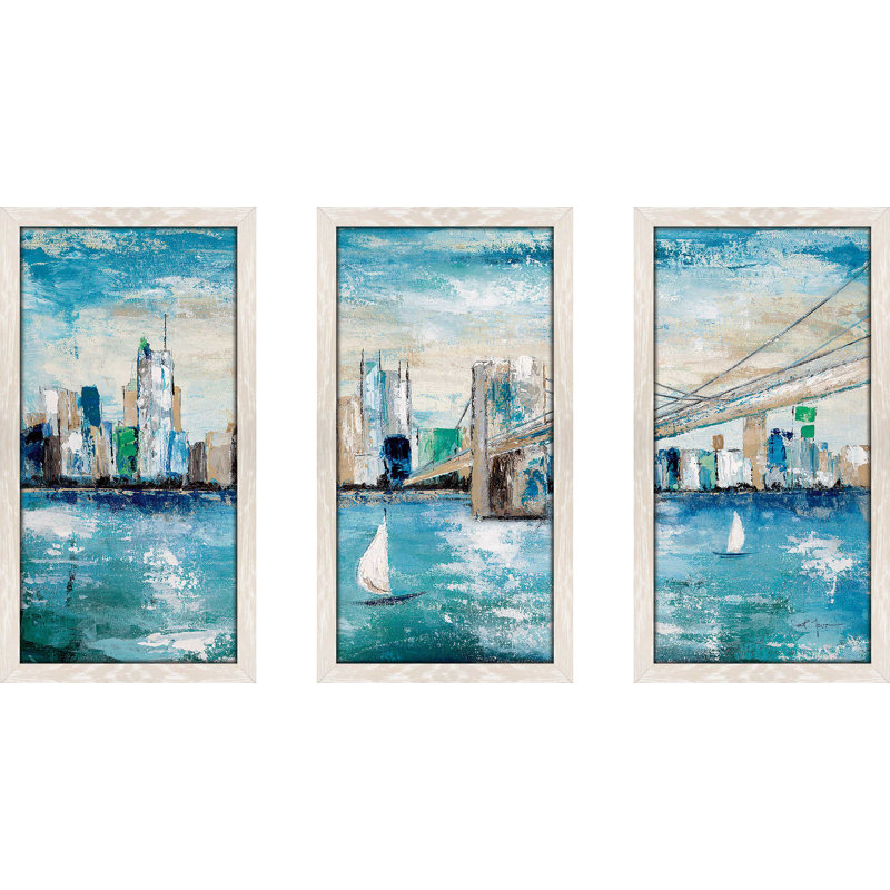 « catching the wind », reproduction de peinture à l’acrylique à multiples images, L 40,5 po x H 25,5 po x P 1 po